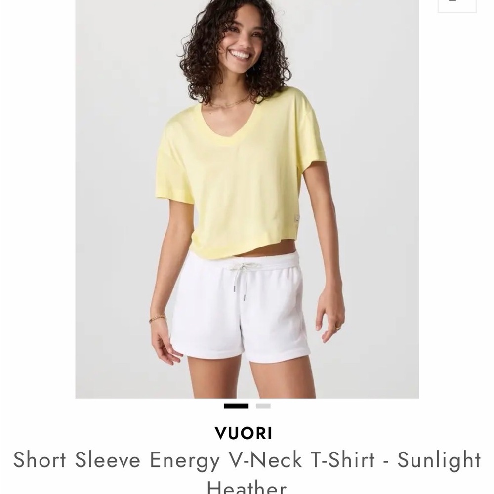 Vuori Women's Sunlight Heather Short Sleeve Tee